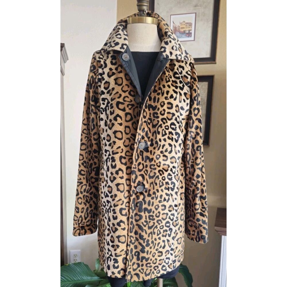DENNIS BASSO double-sided waterproof coat. Size Small NWOT